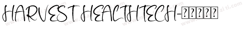HARVEST HEALTHTECH字体转换